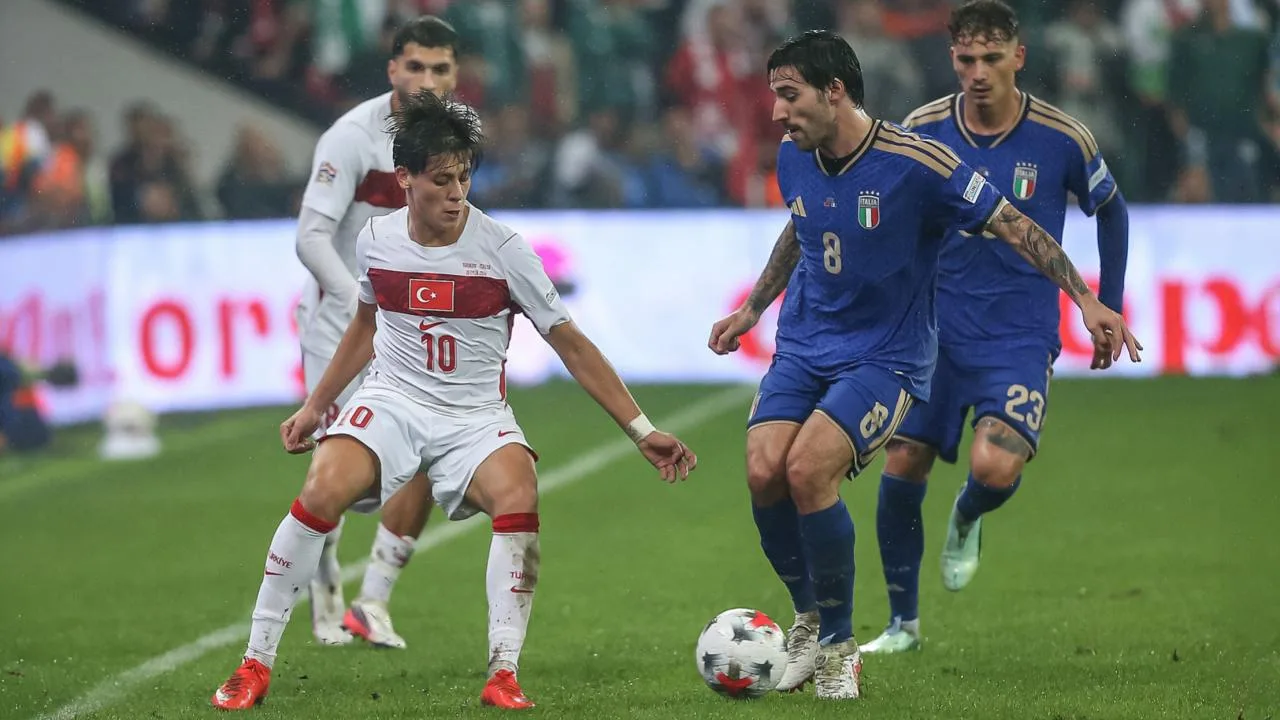 Türkiye, UEFA Uluslar Ligi'nde İtalya'ya 4-1 Yenildi